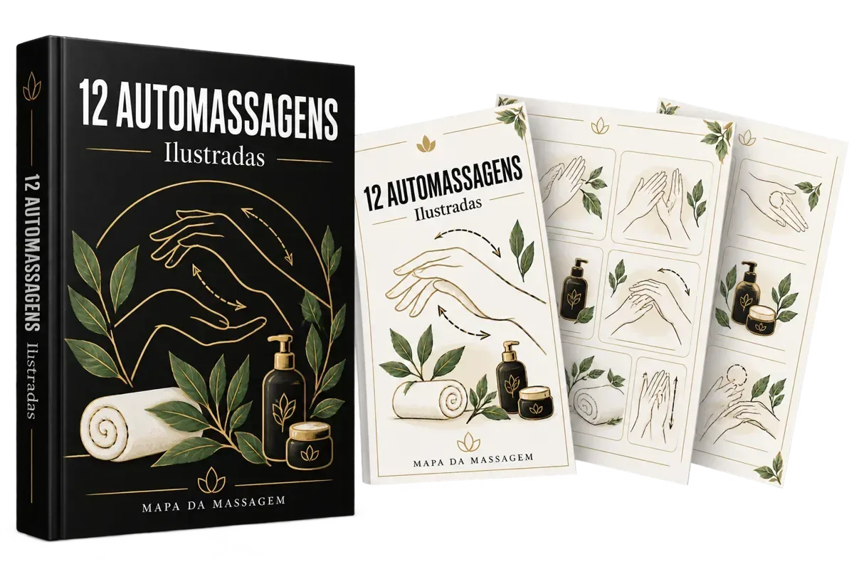Capa do bônus 12 Automassagens Ilustradas