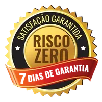 Satisfação garantida: risco zero, 7 dias de garantia